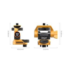 SmallRig 5520, Montura monitor cu ARRI Anti-Twist 3/8"-16, BumbleBee Edition
