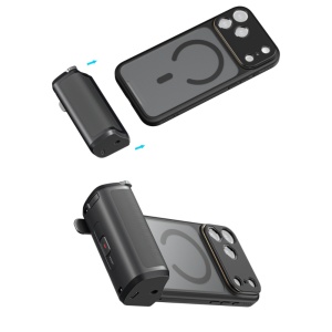 Kit de fotografie profesional SmallRig 5554 FilMov cu husa si maner cu baterie externa pentru iPhone 17 Pro Max