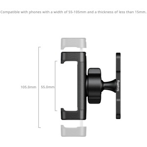 SmallRig 5582, Suport magnetic cu clema pentru telefoane cu latimea 5.6-10.4cm