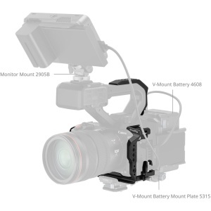 SmallRig 5657, Kit Cage pentru Canon EOS C50 cu extensie pentru maner XLR