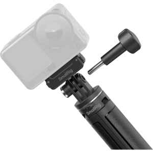 Trepied si selfie stick compact SmallRig 6149 pentru DJI Osmo Action 6 si Nano, extins si pliat
