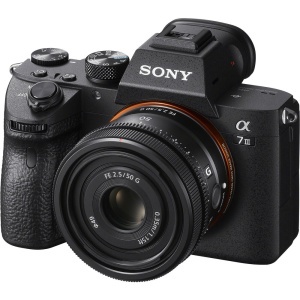 Sony FE 50mm f2.5 G, Obiectiv wide Full Frame cu montura Sony FE