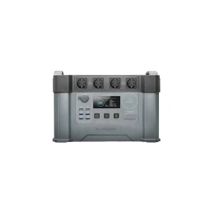Stație de alimentare Allpowers S2000 Pro, vedere din față a panoului de control pe fundal alb