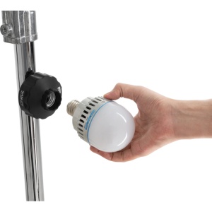 Suport magnetic Nanlite cu dulie E27 pentru PavoBulb 10C, AS-MBA-E27