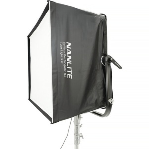 Suport Nanlite pentru 8 tuburi LED cu Softbox și Grid, FR-T12-8+SB