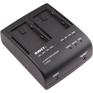 SWIT S-3602D, Incarcator dual pentru acumulatori VW-VBD58