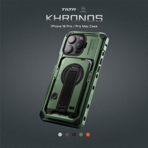 Tilta Khronos TK-IP16-PFC-FG, Cage pentru iPhone 16 Pro, Green Forest