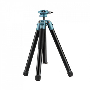 Trepied Fotopro Fly-1, Aluminiu, Albastru/Negru