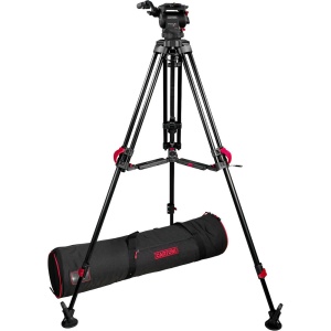 Trepied video Cartoni Focus 8 MS cu cap fluid si sistem Red Lock