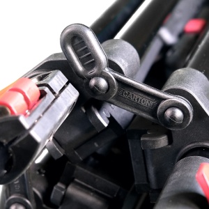 Trepied video Cartoni Focus 8 MS cu cap fluid si sistem Red Lock