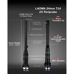 Venus Optics Laowa 24mm T14 Cine PeriProbe, Obiectiv Full-frame, Nikon Z mount