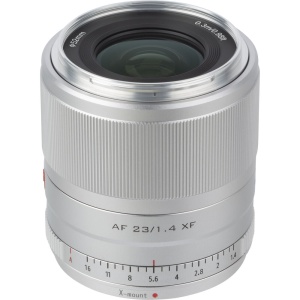 Viltrox AF 23mm f1.4 XF, Obiectiv cu montura Fuji X, APS-C, Silver