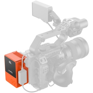 Acumulator SmallRig 4929, VB99 mini V Mount, 99Wh, Orange