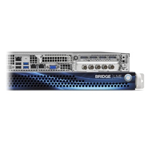 AJA Bridge Live, Encoder/decoder 12G-SDI, 1RU, cu surse redundante