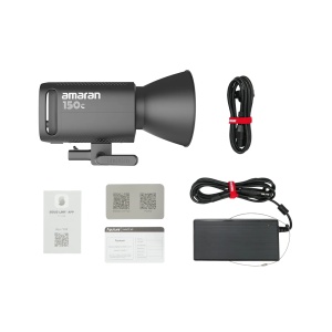 Amaran 150c - Lampa LED RGB CHARCOAL , 2500-7500K, cu geanta de transport