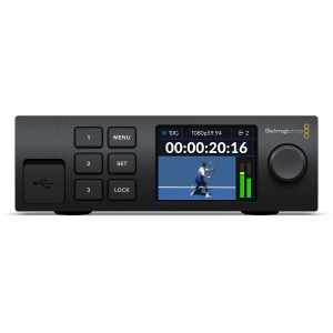 Convertor bidirectional Blackmagic Design 2110 IP Converter 3x3G cu panou frontal LCD si control prin spin knob