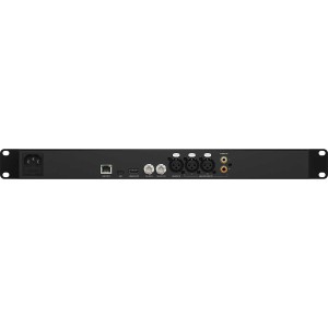 Monitor audio rackabil 1U Blackmagic Audio Monitor 12G G3 cu vmetru LED RGB si ecran LCD frontal