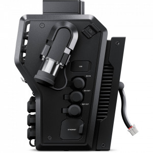 Adaptor pentru fibra optica Blackmagic Design Camera Fiber Converter cu conexiuni SMPTE, 12G-SDI si control intercom pentru URSA Broadcast
