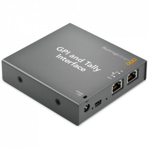 Interfata Blackmagic Design GPI and Tally Interface cu port contact closure si conexiuni ethernet