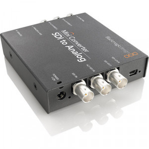 Blackmagic Design Mini Converter SDI to Analog convertor profesional SD/HD-SDI către componente analogice, S-Video și NTSC/PAL