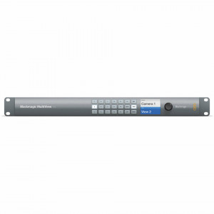 Sistem multiview profesional Blackmagic Design MultiView 16 cu panou frontal LCD si intrari 6G-SDI
