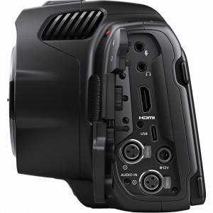 Camera digitala de cinema Blackmagic Design Pocket Cinema Camera 6K Pro cu montura EF activa si ecran LCD touchscreen rabatabil