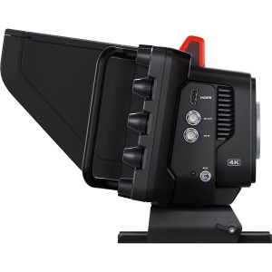 Studio Camera 4K Plus G2Cameră de studio profesională Blackmagic Design Studio Camera 4K Plus G2 cu ecran touchscreen de 7 inch și indicator tally frontal integrat