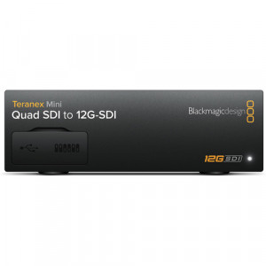 Blackmagic Design Teranex Mini Quad SDI to 12G-SDI convertor profesional Ultra HD de la Quad-Link la Single-Link