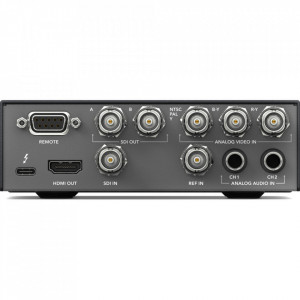 Placa de captura si redare externa Blackmagic Design UltraStudio HD Mini cu porturi 3G-SDI, HDMI, intrari analogice si conexiune Thunderbolt 3