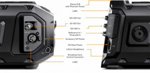 Camera cinematografica digitala profesionala Blackmagic Design URSA Mini Pro 4.6K G2 cu montura EF si ecran LCD tactil de 4 inch rabatabil