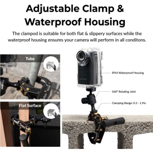Brinno BCC300-C, Kit Camera Time Lapse Construction Bundle, 1080p, 118°