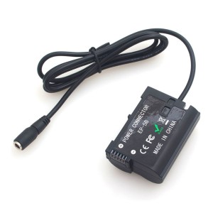 Nikon EN EL15 Full Decoding Dummy Batterij (rechte kabel)