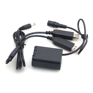 Caruba DC18, Acumulator Dummy Sony NP-FZ100 cu alimentare 2x USB 5V 