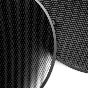 Caruba DRB 99 Focus, Reflector cu 2 grid-uri (15° si 30°), Montura Bowens