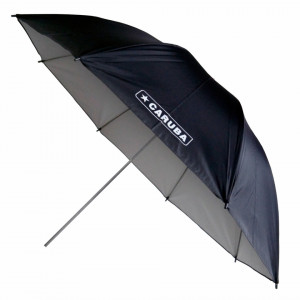 Caruba, Umbrela foto, Alb/Negru, 109cm