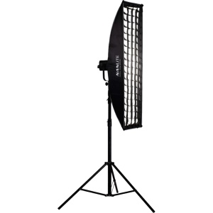 Eggcrate (Grid) Nanlite EC-140X30 pentru Softbox Stripbank, 50°, 30x140cm