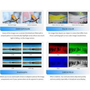 FeelWorld FVM215-1000, Monitor Broadcast 21.5", 1000 cd/m², 4K60, HDMI & 3G-SDI, V-Mount