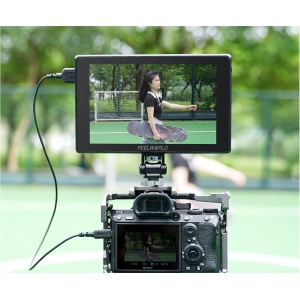 FeelWorld SH7, Monitor Touchscreen On-camera, 7 inch, 2200nits, HDMI  3G-SDI