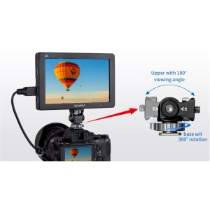 FeelWorld T7 Plus, Monitor On-Camera de 7inch, 3D LUT, 450nits, HDMI