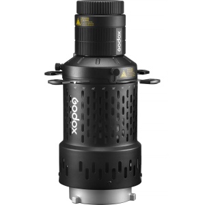 Accesoriu de proiecție optic Godox BFP cu montură Bowens și lentilă de 85mm pentru blitzuri de studio