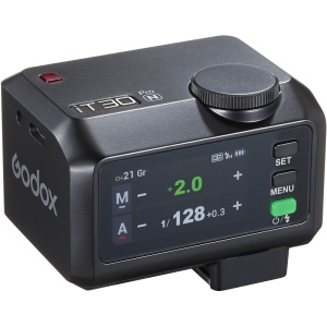Godox Speedlite iT30Pro N iFlash TTL, Mini blit negru pentru Nikon, 2.4 GHz X System