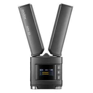 Godox IVM-S3, Microfon stereo cardioid, ajustabil, cu montură cold shoe