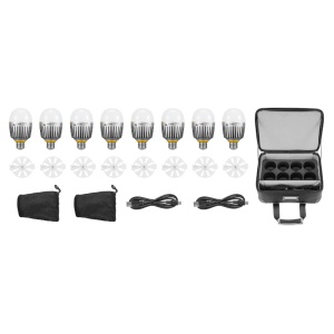 Godox KNOWLED C10R Kit 8 Becuri LED RGBWW