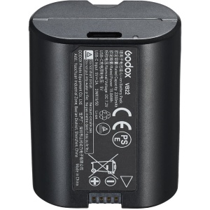 Blitz TTL cu cap rotund Godox V1 mid ecran tactil color si acumulator Li-ion