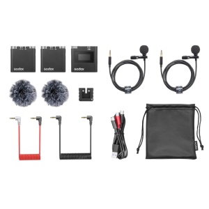 Godox Virso S M2 , Sistem 2 microfoane wireless 2.4 GHz, pentru camere Sony