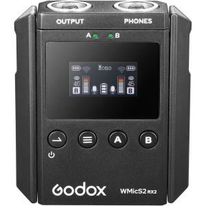 Godox WMicS2 Kit 1, Sistem microfon wireless 2.4 GHz