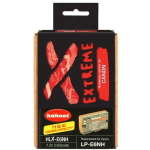 Hahnel Extreme HLX-E6NH, Acumulator replace pentru Canon LP-E6E6NE6NH, 2400mAh