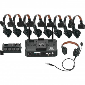 Hollyland Solidcom C1 Pro-Hub8S, Sistem intercom wireless, Full-Duplex pt 9 persoane