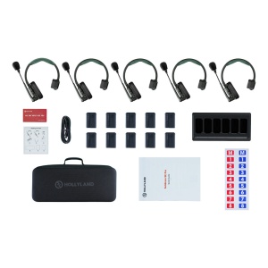 Hollyland Solidcom SE Pro 5S (5 Persoane, 1.9 GHz), Sistem Intercom Wireless Full-Duplex