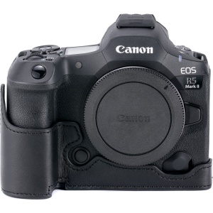 Husa Tilta TA-T68-LCC-B din piele pentru Canon EOS R5 Mark II, Neagra